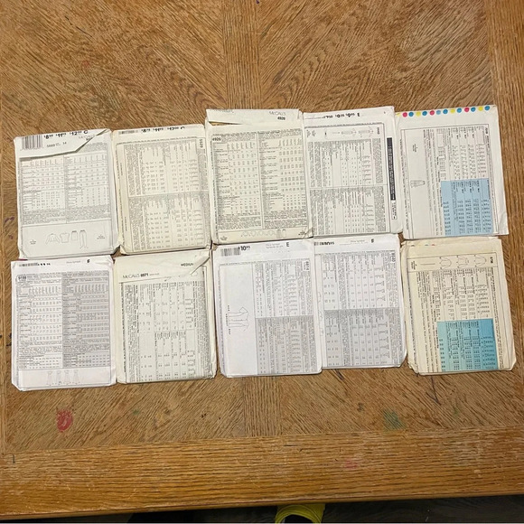 Vintage Lot Of 10 McCall’s and Busy Women’s Sewing Patterns - Picture 2 of 6